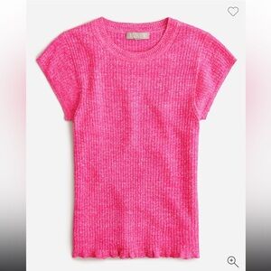 J. Crew Women’s Hot Pink Sweater Tee